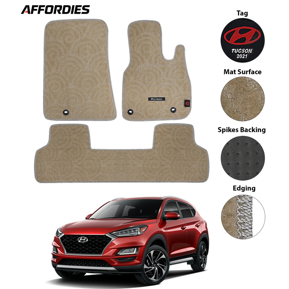 Hyundai Tucson 2019-Present Premium Carpet Car Floor Mats