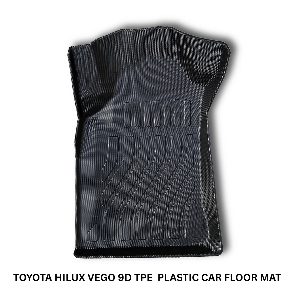 Toyota Hilux 2016–2025 9D TPE Floor Mats