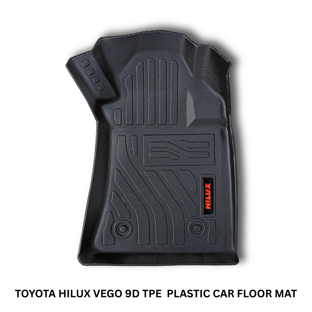 Toyota Hilux 2016–2025 9D TPE Floor Mats