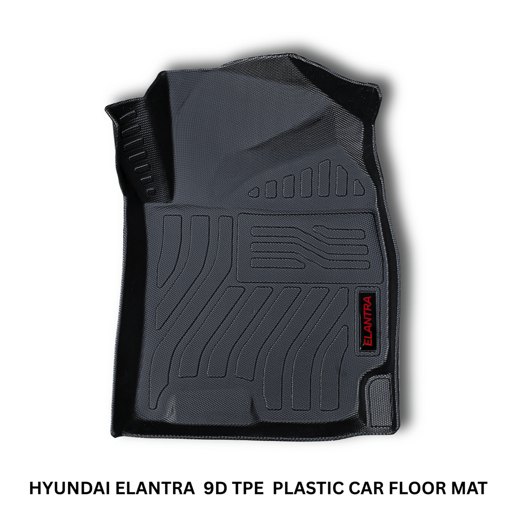 Hyundai Elantra 2021–2024 9D TPE Floor Mats