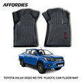 Toyota Hilux 2016–2025 9D TPE Floor Mats