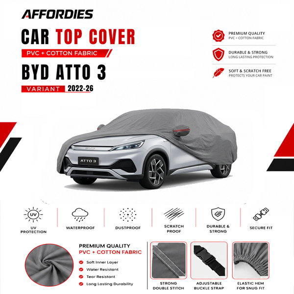 BYD ATTO 3 Double Coat PVC Cotton Car Cover