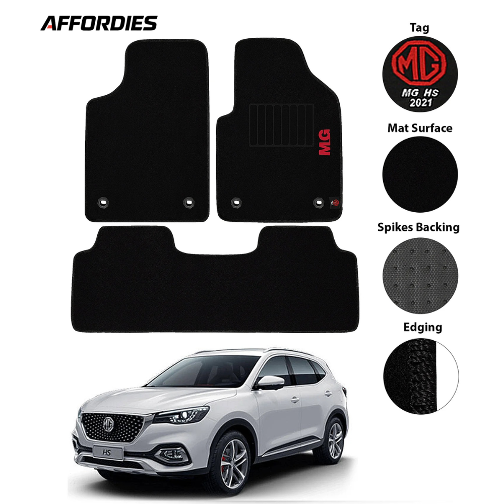 MG HS 2021-Present Executive Side Logo Carpet Floor Mats