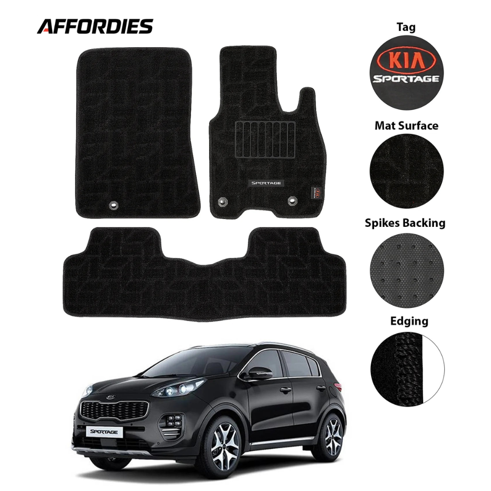 Kia Sportage 2020-Present Premium Carpet Car Floor Mats