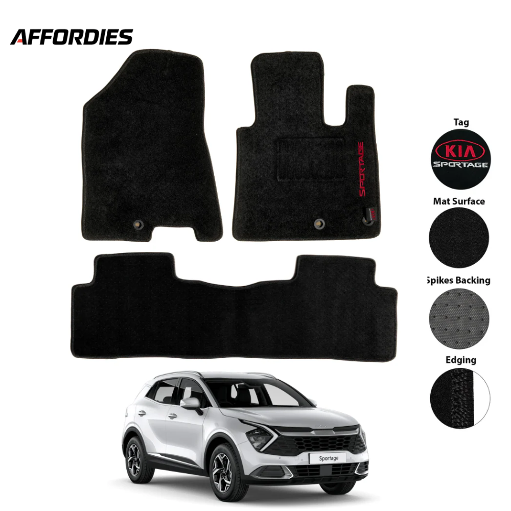 Kia Sportage L AWD 2025 Executive Carpet Car Floor Mats