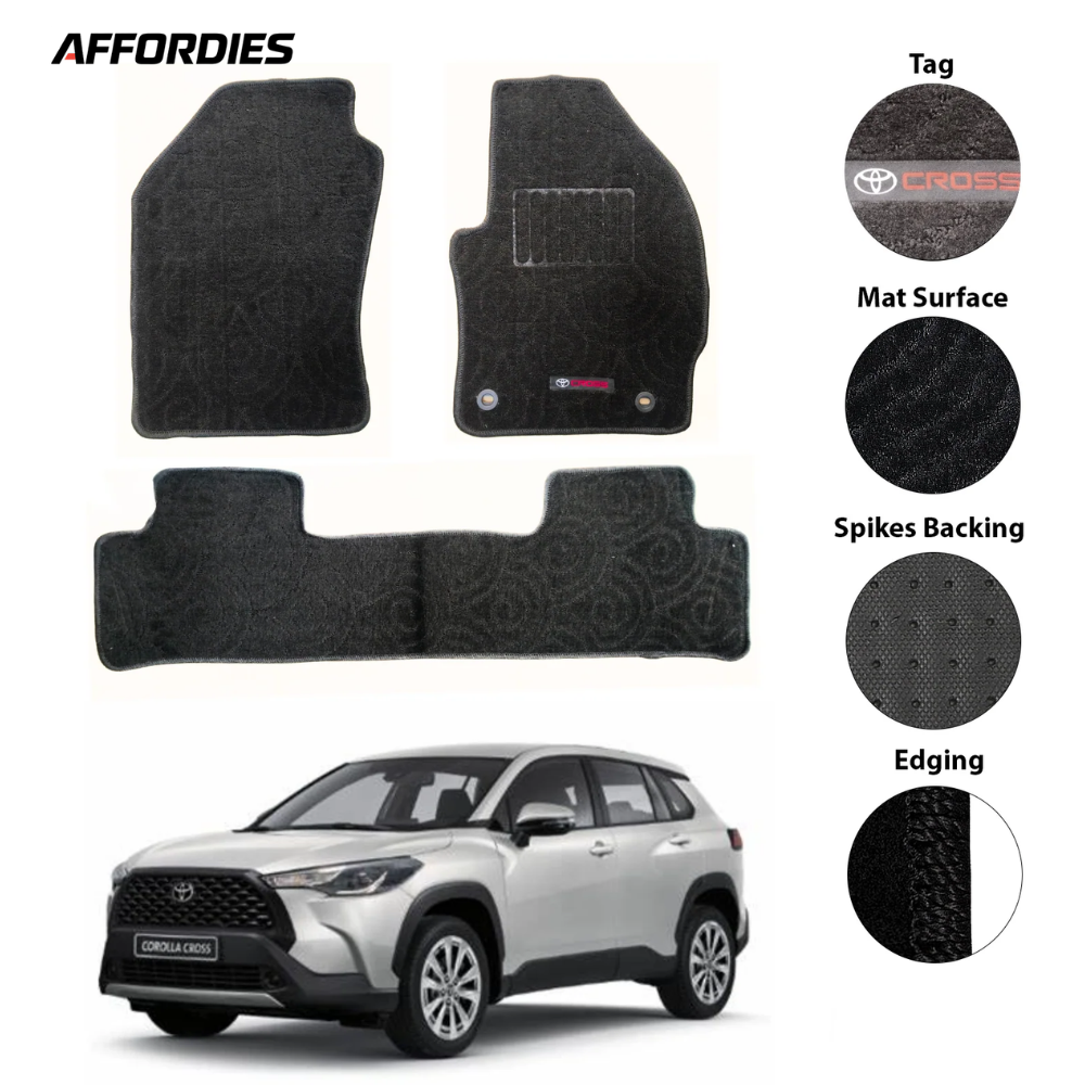Toyota Cross 2024 Premium Carpet Car Floor Mats