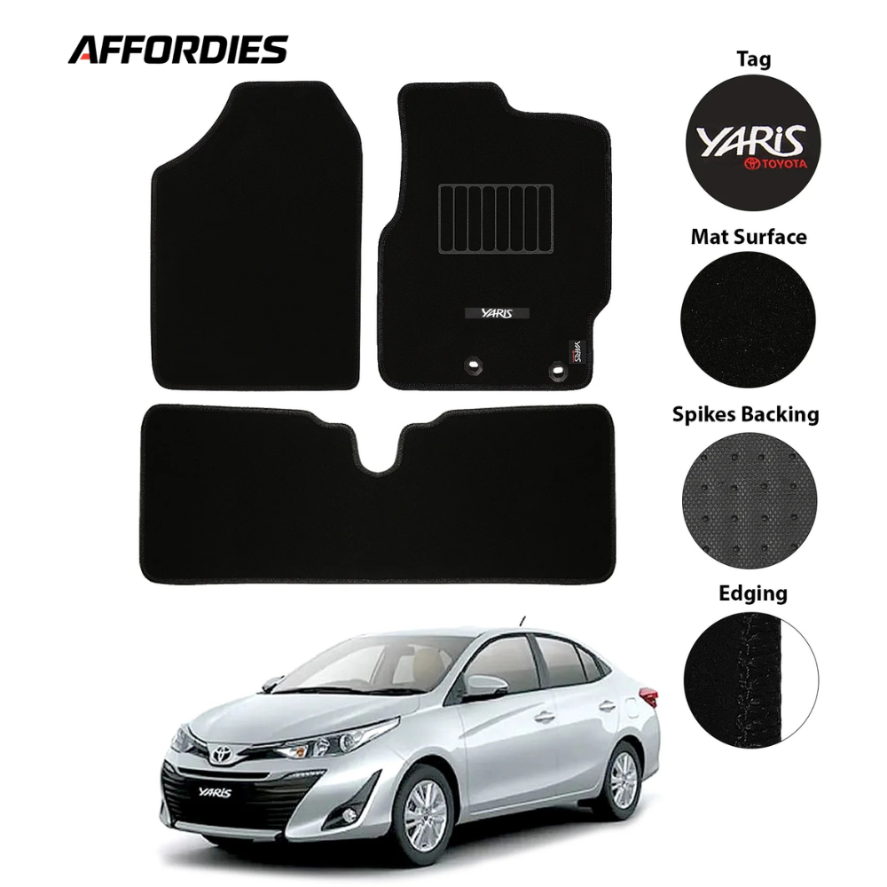 Toyota Yaris 2021-Present Executive Carpet Car Floor Mats