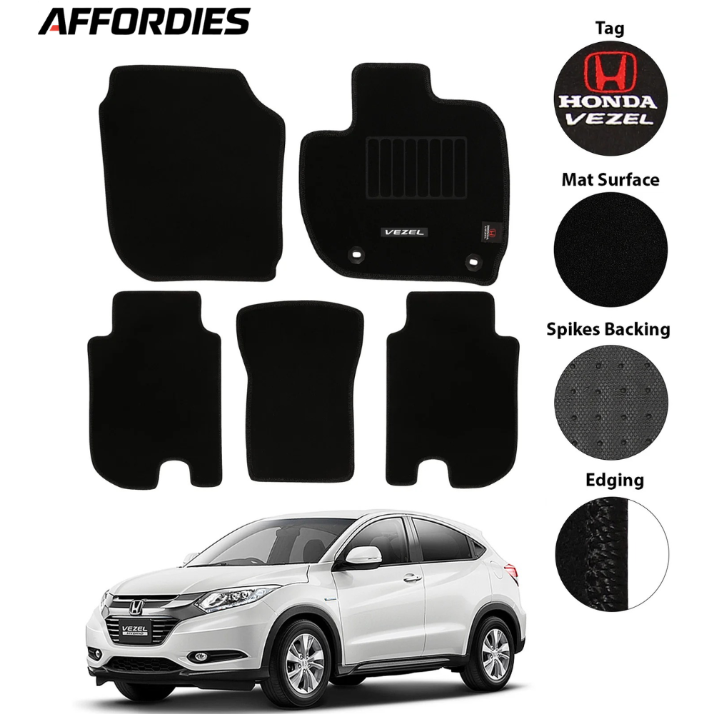 Honda Vezel 2014-2021 Executive Premium Carpet Car Floor Mats