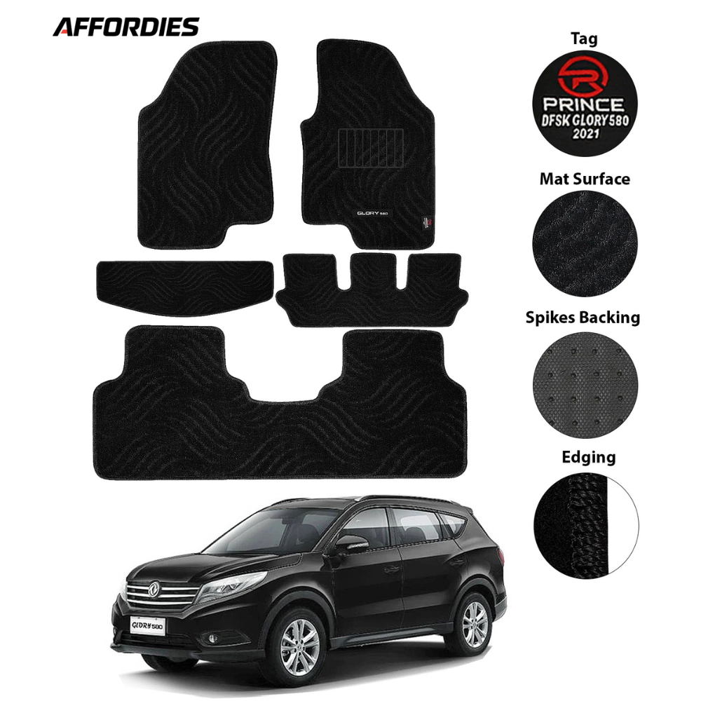 Prince DFSK Glory 580 2020-Present Premium Carpet Car Floor Mats