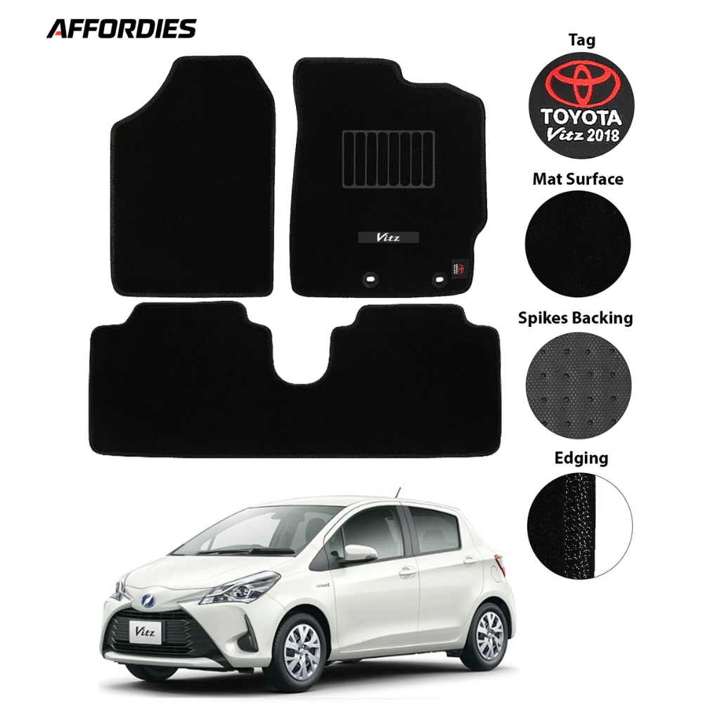 Toyota Vitz 2014-Present Executive Carpet Car Floor Mats