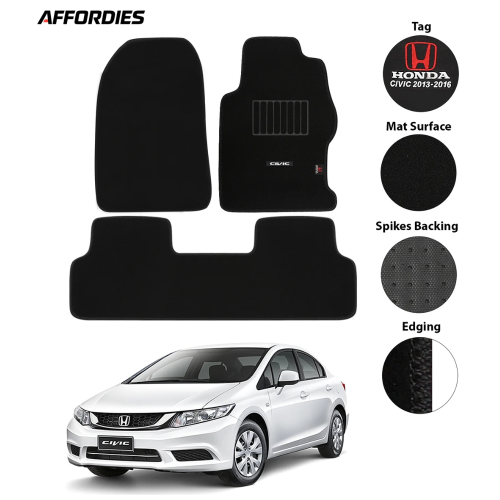 Honda Civic 2013-2015 Executive Carpet Car Floor Mats