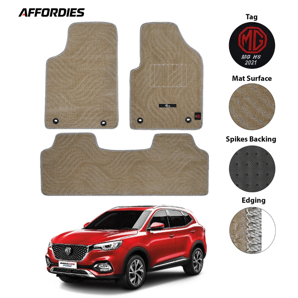 MG HS 2021-Present Premium Carpet Car Floor Mats
