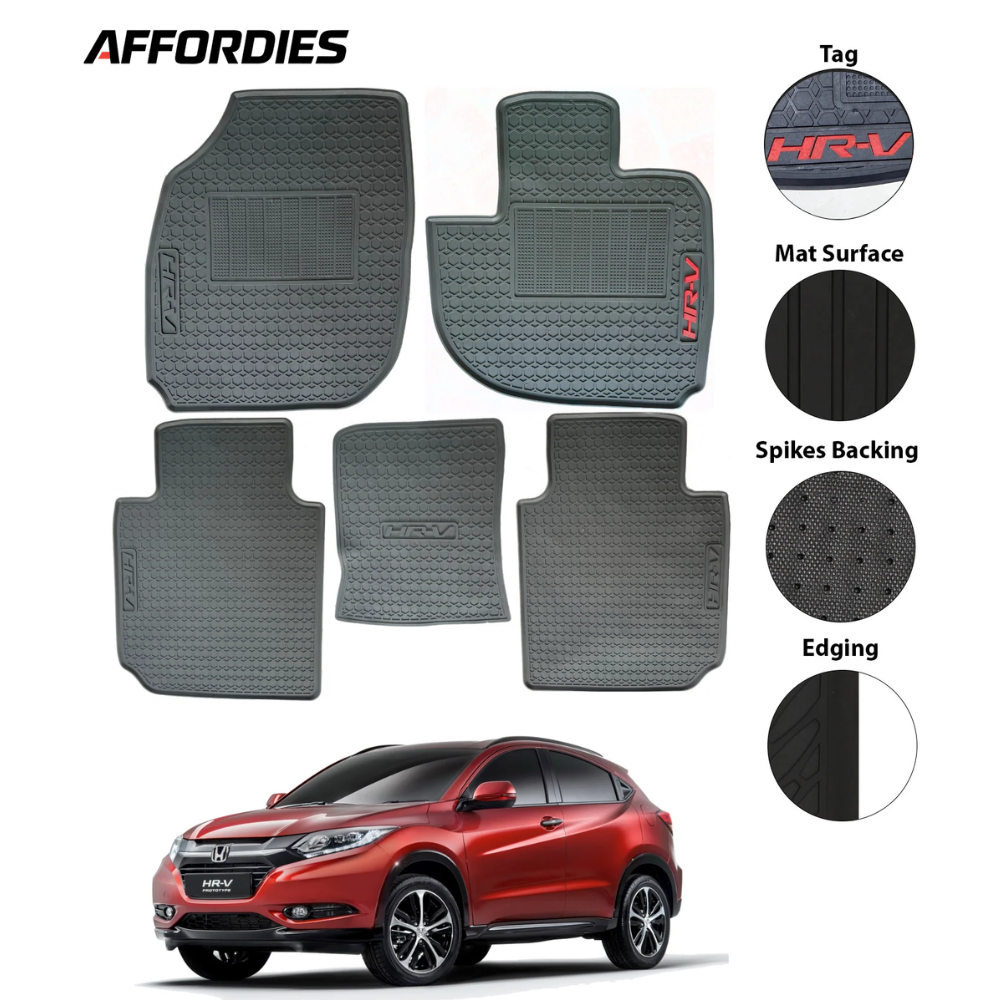 Honda HR-V 2022–2024 Premium PVC Latex Car Floor Mats