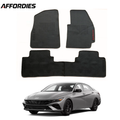 Hyundai Elantra Hybrid 2025 Premium Latex Rubber Car Floor Mats