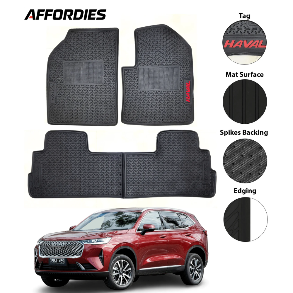 GWM Haval H6 2022–2024 Premium Latex PVC Car Floor Mats