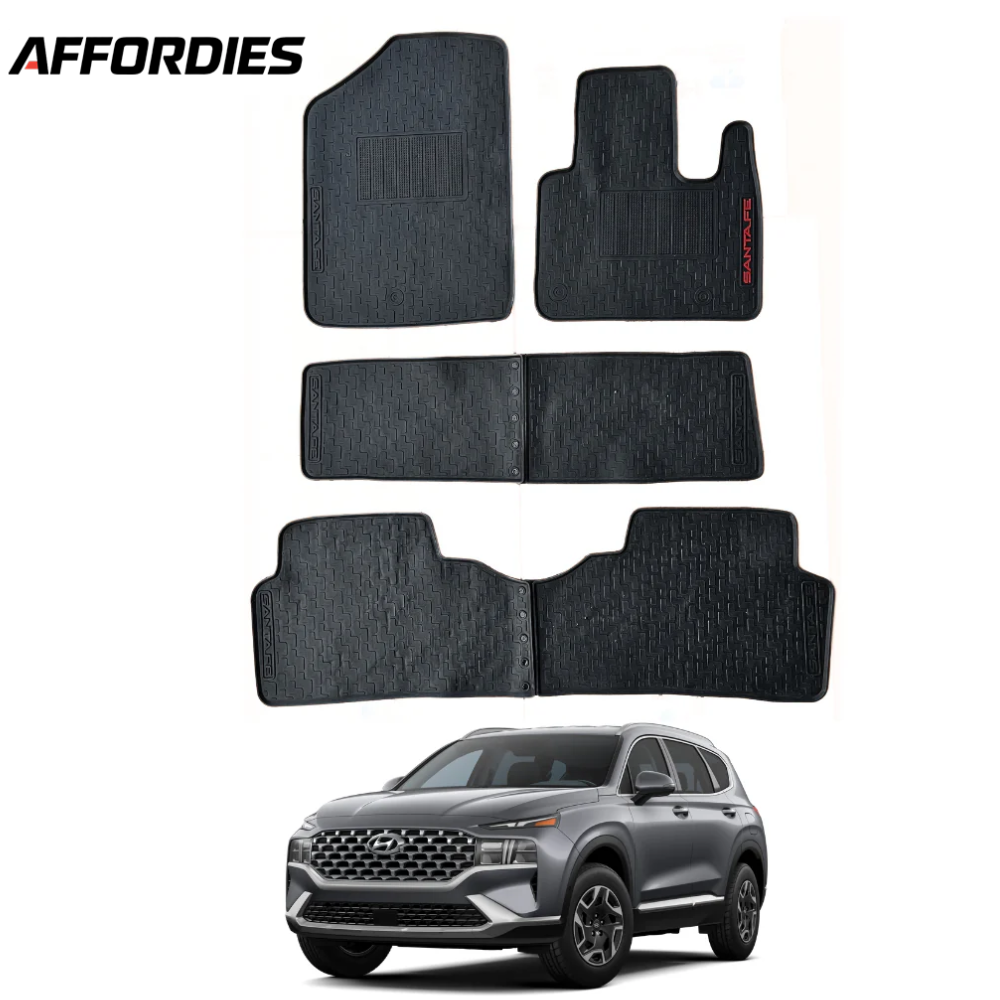 Hyundai Santa Fe Premium Latex Rubber Car Floor Mats