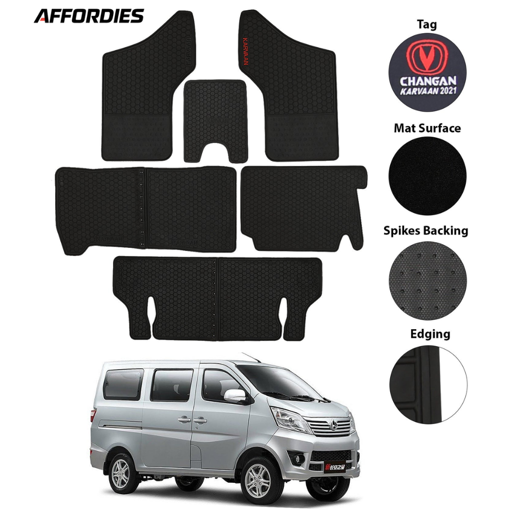 Changan Karvaan 2021–2024 Premium Latex Car Floor Mats