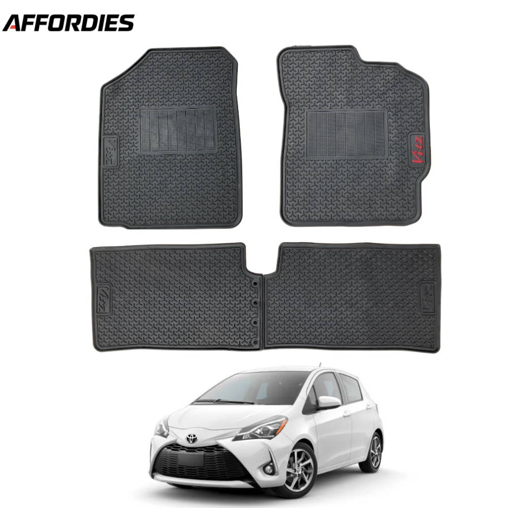 Toyota Vitz Premium Latex Rubber Car Floor Mats