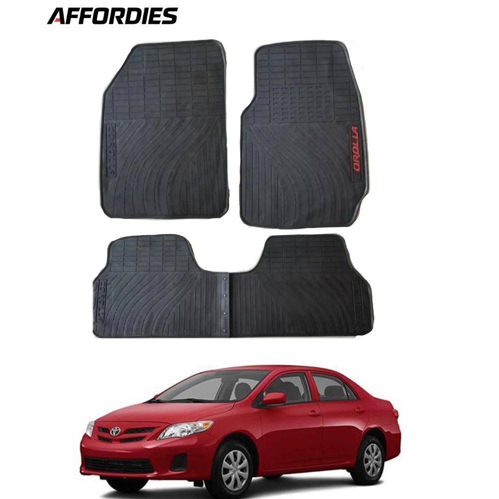 Toyota Corolla 2009–2013 Latex Rubber Car Floor Mats