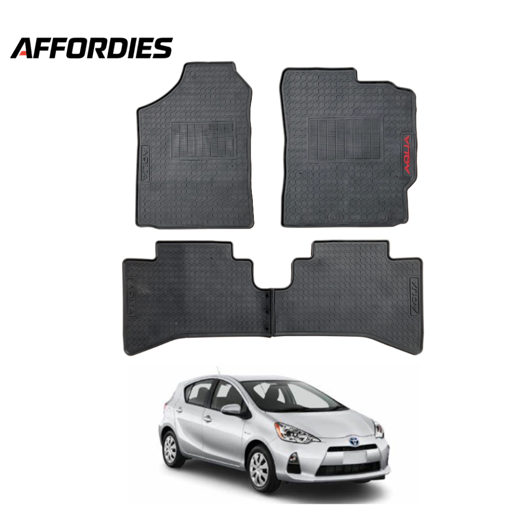 Toyota Aqua Premium Latex Pvc Car Floor Mats