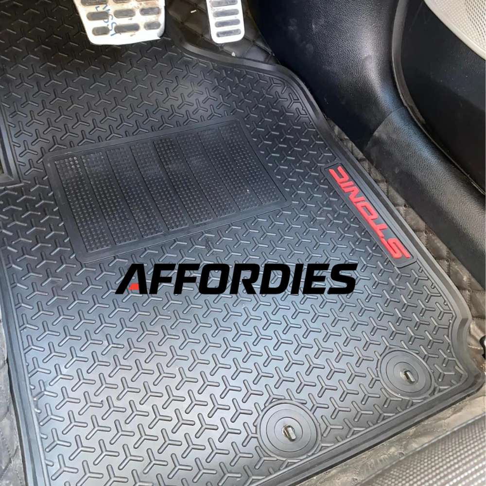KIA Stonic 2021–2024 Premium Latex Rubber Car Floor Mats