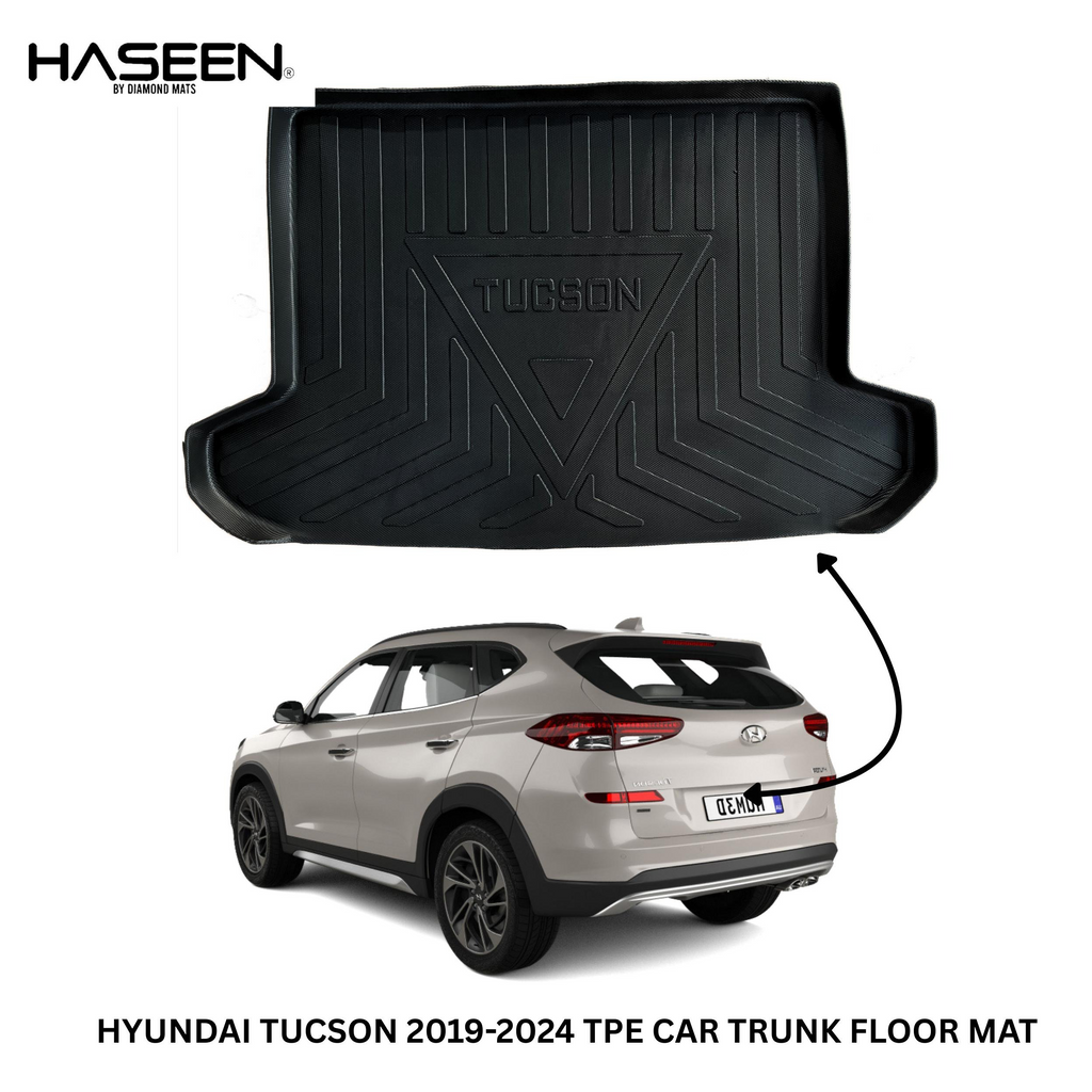 Hyundai Tucson 2021–2024 Heavy-Duty 9D TPE Trunk Mat